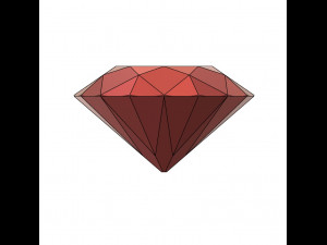Diamond 3D print model 3D 프린트 모델