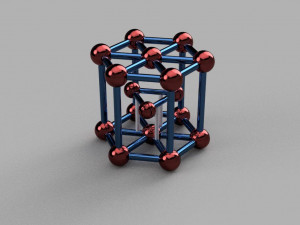 Crystal lattices of metals 3D print model 3D Print Model
