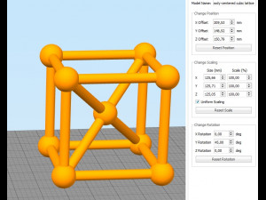 Crystal lattices of metals 3D print model 3Dプリントモデル