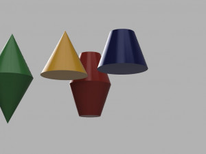 Cones 3D print model 3D Print Model