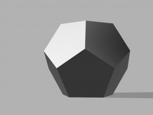 Complex geometric shapes 3D print model Model Cetak 3D