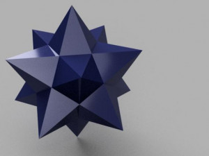 Complex geometric shapes 3D print model Model Cetak 3D