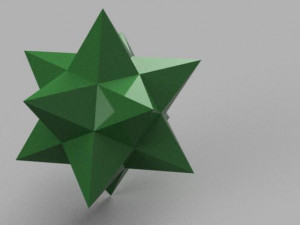 Complex geometric shapes 3D print model Model Cetak 3D