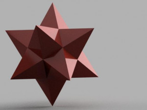 Complex geometric shapes 3D print model Model Cetak 3D