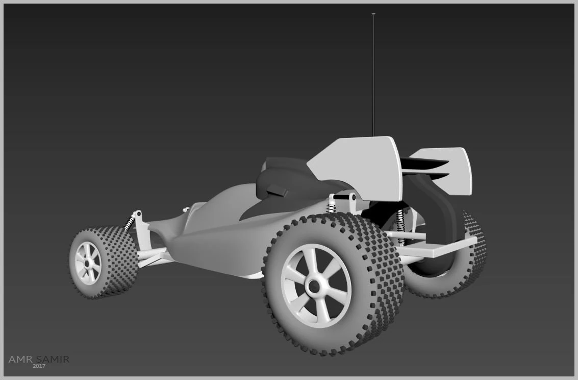 toy car 3D Model .c4d .max .obj .3ds .fbx .stl .blend 