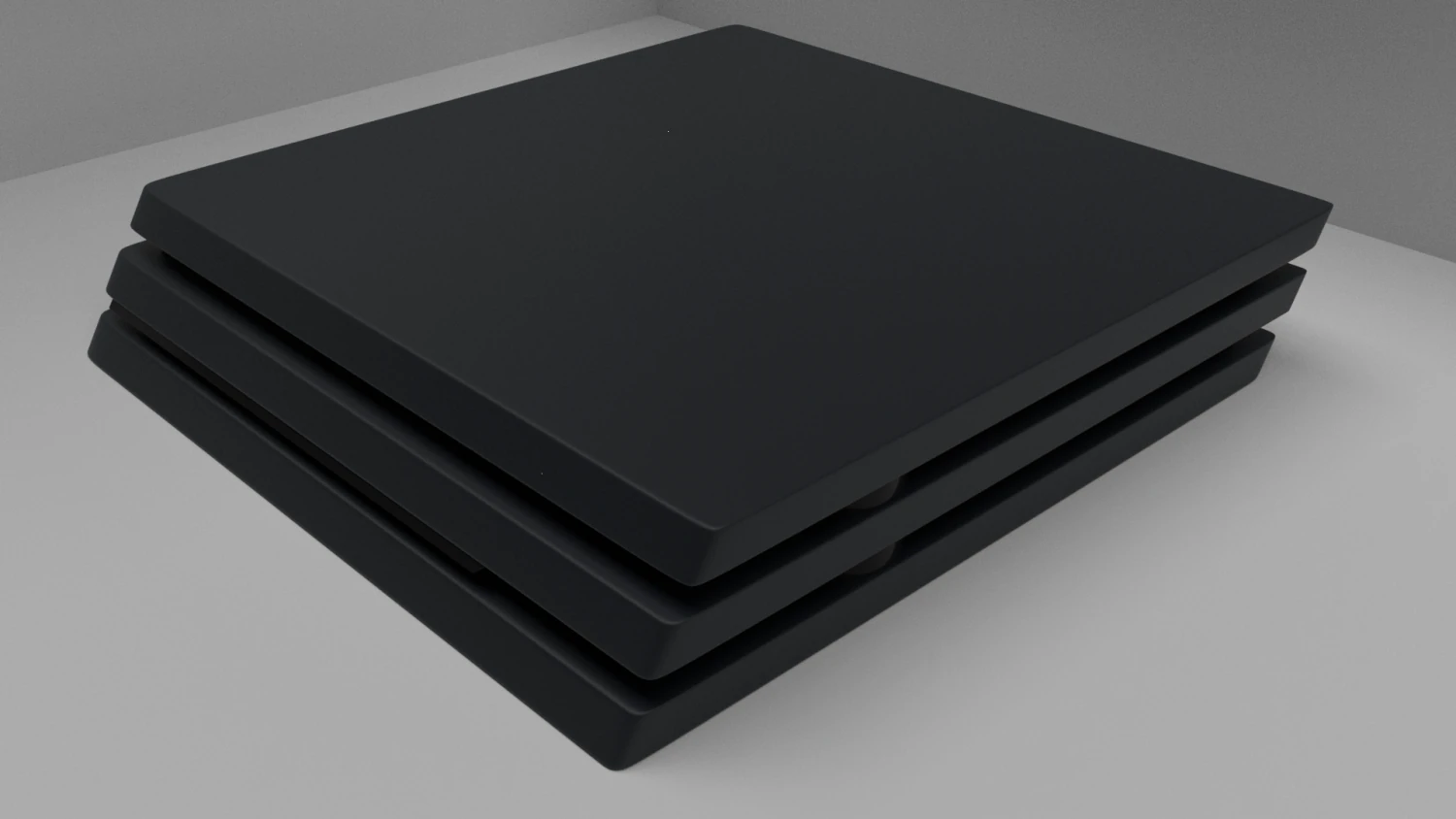 non copyright ps4 pro 3D Model .c4d .max .obj .3ds .fbx .stl .blend 