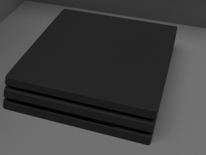 non copyright ps4 pro Modèle 3D