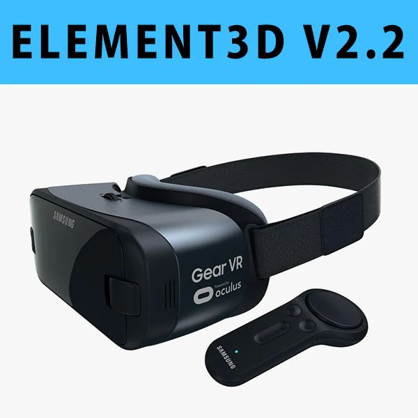 e3d - samsung gear vr controller for galaxy note 8 model 3D Model .c4d .max .obj .3ds .fbx .stl .blend 