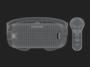 e3d - samsung gear vr controller for galaxy note 8 model 3D Model