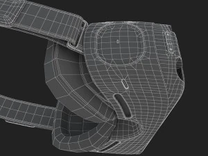 e3d - samsung gear vr controller for galaxy note 8 model 3D Model