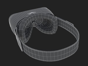 e3d - samsung gear vr controller for galaxy note 8 model 3D मॉडल