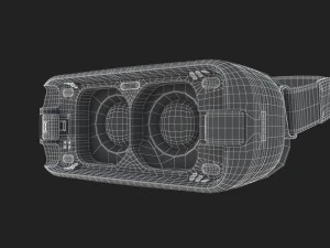 e3d - samsung gear vr controller for galaxy note 8 model 3D Model