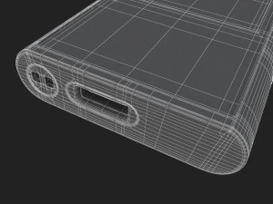 e3d - sony walkman nw-zx300 mp3 players 3d 3D Model