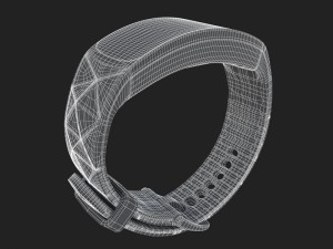 e3d - samsung gear fit2 pro model 3D Modell