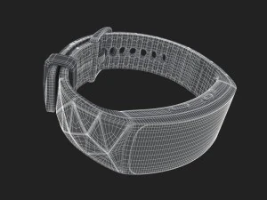 e3d - samsung gear fit2 pro model 3D Model