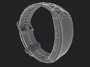 e3d - samsung gear fit2 pro model 3D Modell