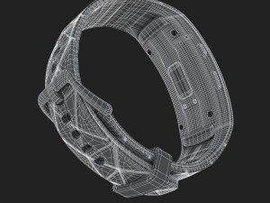 e3d - samsung gear fit2 pro model 3D Modell