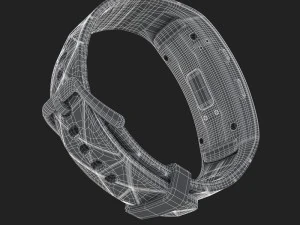 e3d - samsung gear fit2 pro model 3D Model