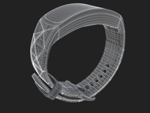 e3d - samsung gear fit2 pro model 3D Modell