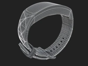 e3d - samsung gear fit2 pro model 3D Model