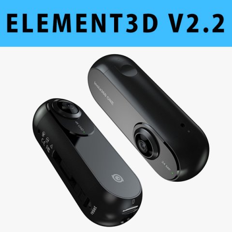 e3d - insta360 one action camera 3d Modèle 3D .c4d .max .obj .3ds .fbx .stl .blend 