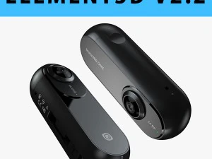 ई3डी - इंस्टा360 एक एक्शन कैमरा 3डी 3D मॉडल