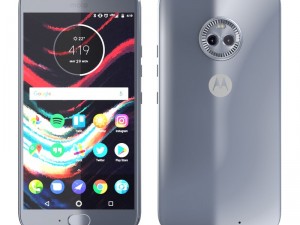 e3d - motorola moto x4 sterling blue 3d 3D Model