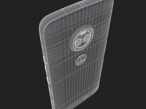 e3d - motorola moto x4 sterling blue 3d 3D Model