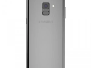e3d - samsung galaxy a8 2018 black model 3D Model