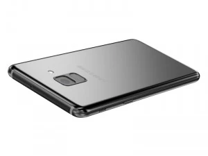e3d - samsung galaxy a8 2018 black model 3D Model