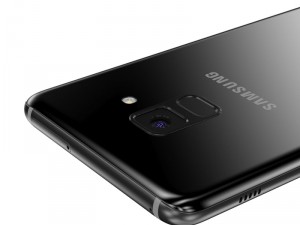 e3d - samsung galaxy a8 2018 black model 3D 模型