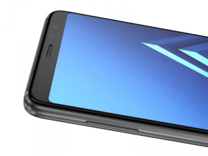 e3d - samsung galaxy a8 2018 black model 3D Model