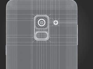 e3d - samsung galaxy a8 2018 black model 3D 模型