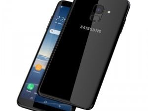 e3d - samsung galaxy a8 plus 2018 black 3d 3D Model