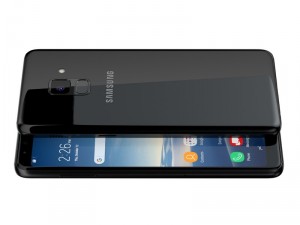 e3d - samsung galaxy a8 plus 2018 black 3d 3D Model