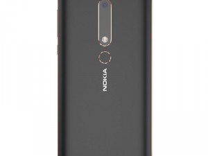 e3d - nokia 6 2018 black model Model 3D