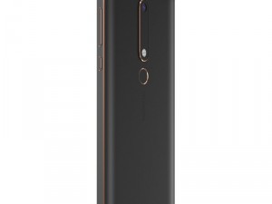 e3d - nokia 6 2018 black model Model 3D