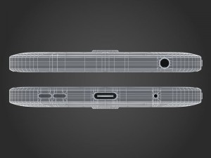 e3d - nokia 6 2018 black model Model 3D