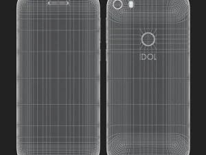 e3d - alcatel idol 5 3D Model