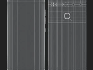 e3d - essential phone titanium model 3D Model
