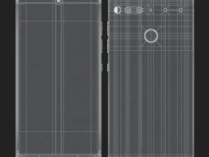 e3d - essential phone titanium model 3D Model