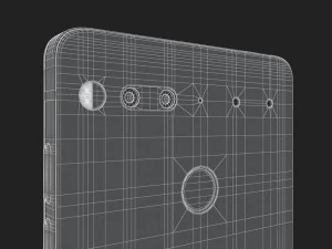e3d - essential phone titanium model 3D Model