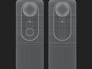 e3d - ricoh theta v 360 spherical camera model 3D Model