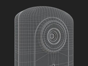 e3d - ricoh theta v 360 spherical camera model 3D Model