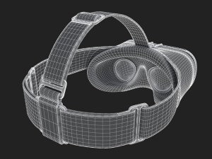 e3d - 3d new google daydream view vr 2017 headset 3D Model