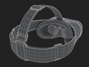 e3d - 3d new google daydream view vr 2017 headset 3D Model