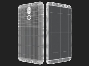 e3d - huawei mate 10 lite black Modelo 3D