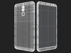 e3d - huawei mate 10 lite black 3D Model
