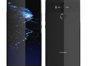 e3d - huawei mate 10 pro titanium grey 3D Model