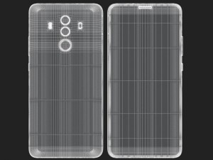 e3d - huawei mate 10 pro titanium grey Modello 3D